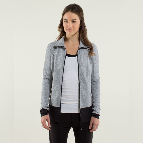 Lululemon Nice Asana Jacket Herringbone size 6 - Picture 4 of 14